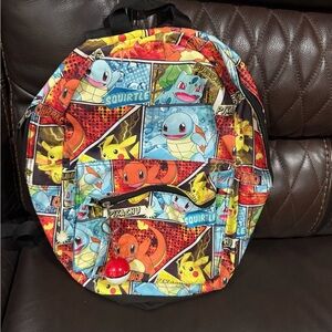 Colorful Pokémon Character Backpack